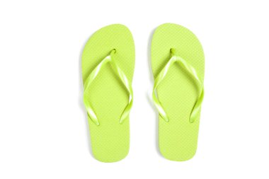 Beyaz arka plan üzerinde izole Flip flop çifti