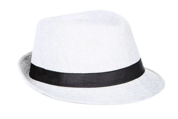 Beyaz arka plan üzerinde izole moda şapka — Stok fotoğraf