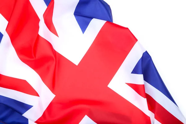 British flag on white background — Stock Photo, Image