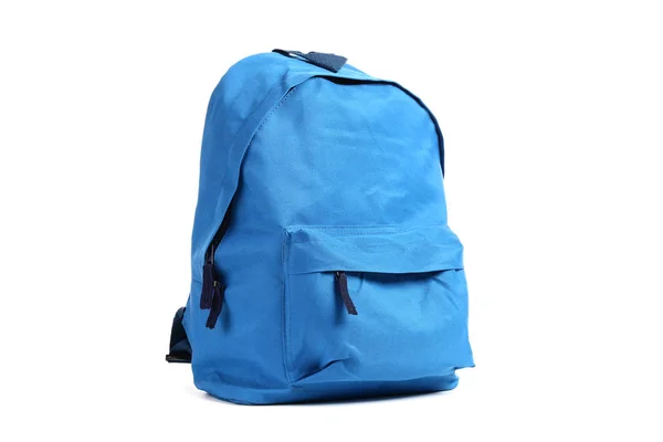 School backpack isolated on white background — Stock Photo, Image