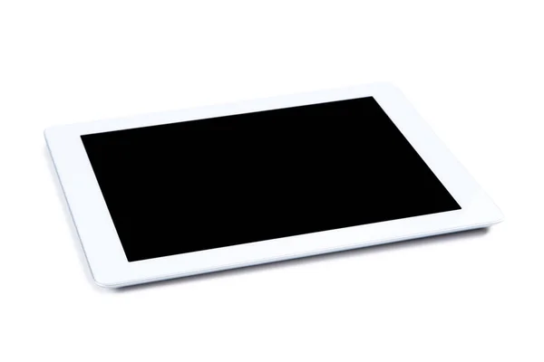 Tablettdator isolerad på vit bakgrund — Stockfoto
