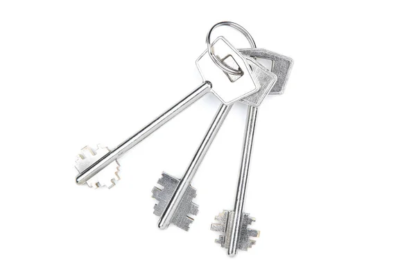 House keys isolated on white background — Stock Photo, Image