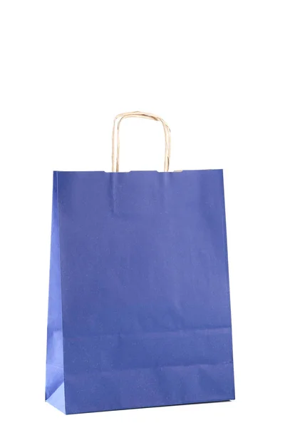 Paper shopping bag isolated on white background — Stock Photo, Image