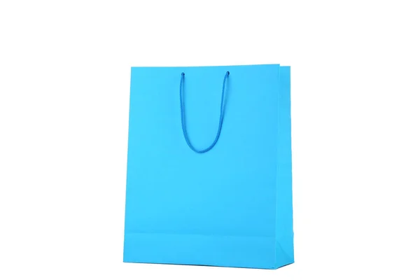 Paper shopping bag isolated on white background — Stock Photo, Image