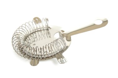 Barmen ekipmanları beyaz arkaplanda izole edildi