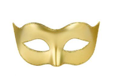 Karnaval maskesi beyaz arkaplanda izole