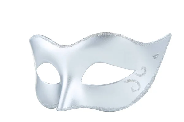 Masque Carnaval Isolé Sur Fond Blanc — Photo