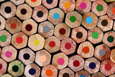 Renkli kalem arkaplanı, kapat