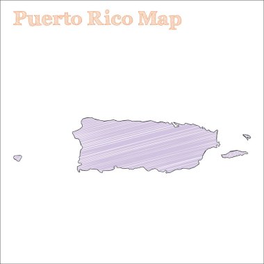 Outline Puerto Rico Map Free Vector Eps Cdr Ai Svg Vector Illustration Graphic Art