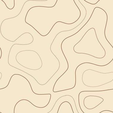 Soyut topografya Takdire şayan topografik harita Dikişsiz tasarım güzel fayans izolines