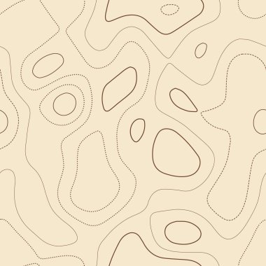 Topografik harita çizgileri Gerçek topografik harita Dikişli tasarım büyük fayans izolines desen