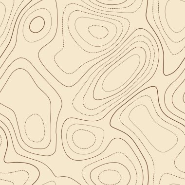 Soyut topografya Takdire şayan topografik harita Dikişsiz tasarım olağanüstü fayans izolines