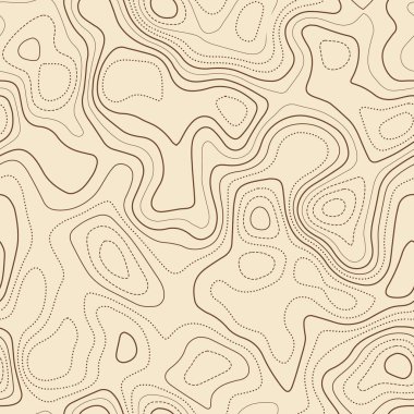 Soyut topoğrafya Gerçek topoğrafik harita Kusursuz tasarım istisnai kiremit izolinler desen