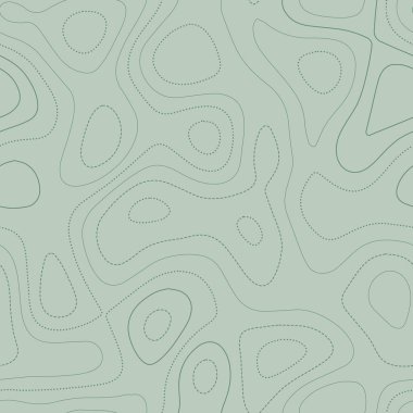 Topografik harita çizgileri Yeşil tonlarda gerçek topografik harita dikişsiz tasarım hatırlanabilir kiremitlenebilir