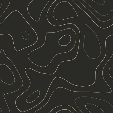 Topografik harita arkaplanı Takdire şayan topoğrafya haritası Kusursuz tasarım Otantik döşeme izolinleri