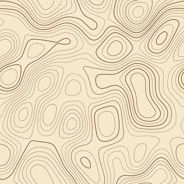 Kontur linjer Faktisk topografisk kort Problemfri design friske ...