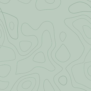 Topografik harita çizgileri Yeşil tonlarda gerçek topografik harita dikişsiz tasarım sulu fayanslar