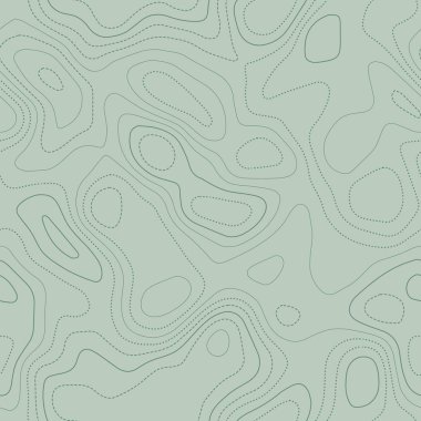 Topografik harita çizgileri Yeşil topografik harita kusursuz tasarım klasik karo
