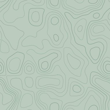 Arazi topoğrafyası Yeşil tonlarda gerçek topoğrafik harita dikişsiz tasarım güzel fayanslı