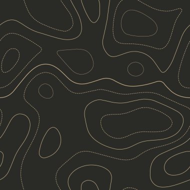 Amazing toography Takdire değer topografya haritası Dikişsiz tasarım Klas fayans izolines desen