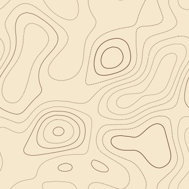 Topografik harita Takdire şayan topografik harita Kusursuz tasarım Seçkin kiremitlenebilir izolinler deseni