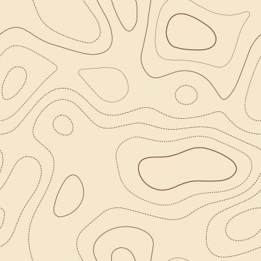 Amazing toography Takdire şayan topografik harita Dikişsiz tasarım klas fayans izolines desen