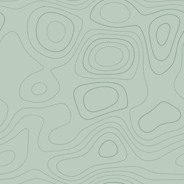 Yeşil tonlarda inanılmaz topografya hayran topografik harita sorunsuz tasarım büyüleyici fayans