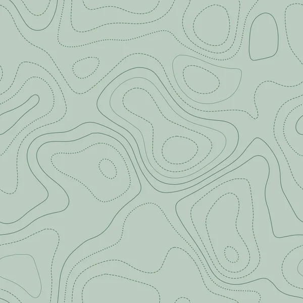 Mapa topográfico fondo Mapa topográfico real en tonos verdes diseño impecable potente — Vector de stock