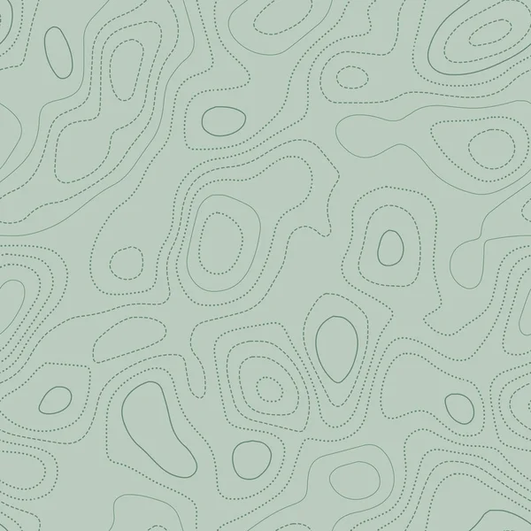 Carte topographique Carte topographique actuelle dans les tons verts conception transparente motif carrelable cool — Image vectorielle