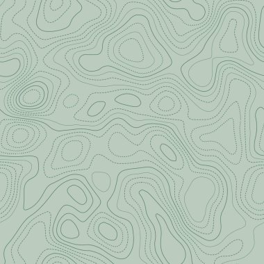 Topografik konturlar Yeşil topografik harita yeşil topografik harita sorunsuz tasarım zarif karo