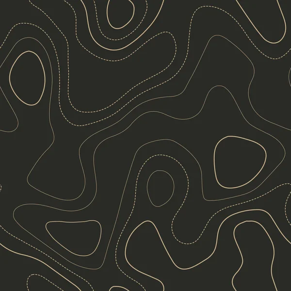 Topografik harita Gerçek topografya haritası Dikişsiz tasarım Immaculate fayans izolines deseni