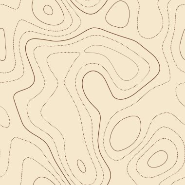 Topografik harita Takdire şayan topografik harita Dikişsiz tasarım göz kamaştırıcı fayans izolines desen