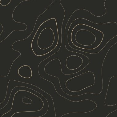 Topografik harita arka plan Takdire değer topografya haritası Dikişsiz tasarım Meraklı fayans izolines