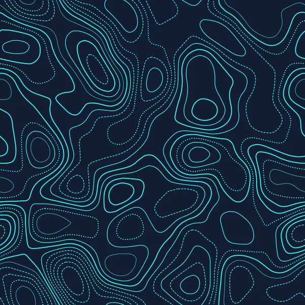 Topographic map Actual topography map Futuristic seamless design divine tileable isolines — Διανυσματικό Αρχείο