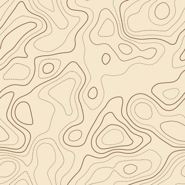 Topografik harita arka plan Gerçek topografik harita Dikişli tasarım klas fayans izolines