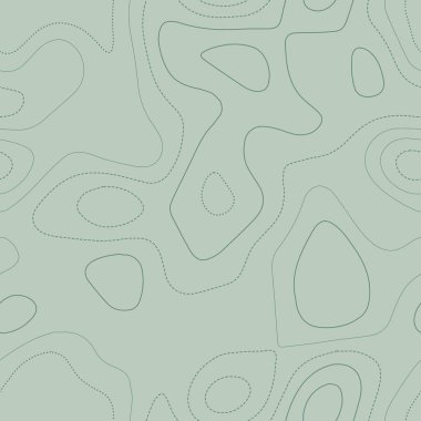 Kontur hatları Yeşil tonlarda gerçek topografik harita sorunsuz tasarım mindblowing fayans