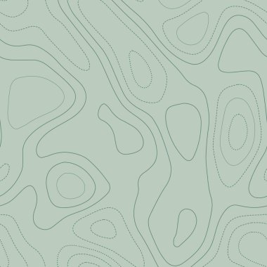 Kontur hatları Yeşil topografik harita yeşil topografik harita sorunsuz tasarım canlı karolanabilir desen