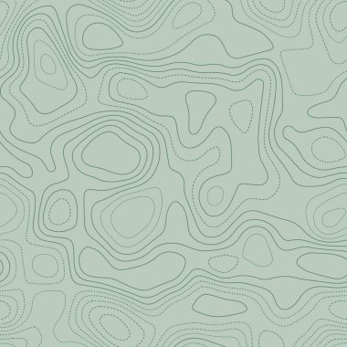 Soyut topografya Yeşil topografik harita kusursuz tasarım fantastik fayans