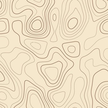 Amazing topoography Gerçek topografik harita Dikişli tasarım çarpıcı fayans izolines desen