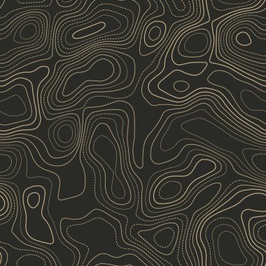 Arazi topografyası Gerçek topografya haritası Dikişsiz tasarım Fayansiza yol desenleri getirme