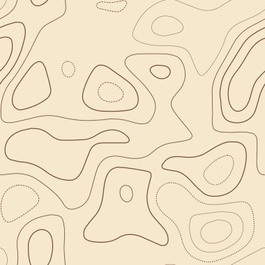 Topografik harita arka plan Gerçek topografik harita Dikişsiz tasarım ideal fayans izolines