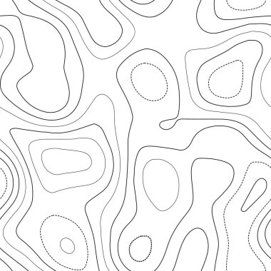 Topografik harita arkaplanı Takdire şayan topoğrafya haritası Siyah ve beyaz dikişsiz tasarım egzotik