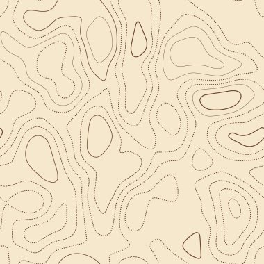 Soyut topoğrafya Aktif topoğrafik harita Kusursuz tasarım çekici kartonpiyer deseni