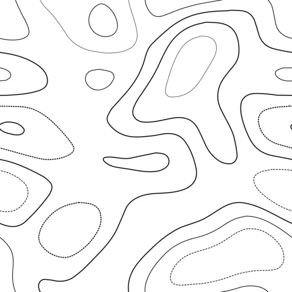 Τοπογραφικός χάρτης Θαυμαστός τοπογραφικός χάρτης Ασπρόμαυρος χωρίς ραφή σχεδιασμός όμορφος πλαστικός — Διανυσματικό Αρχείο