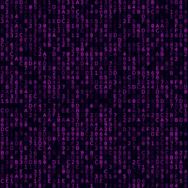 Dijital arkaplan Magenta hexademical arkaplan doldurdu. Orta büyüklükte kusursuz desen.