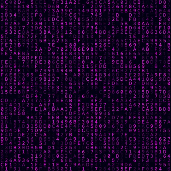 Digitální pozadí Purpurová vyplněné hexademické pozadí Středně velké bezešvé vzor Superb — Stockový vektor