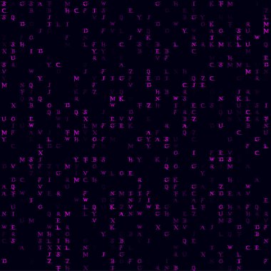 Fütüristik teknoloji şablonu Magenta seyrek alfabesiz düz desenli güçlü arkaplan