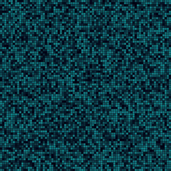 多正方形青色无缝背景的未来技术模式 — 图库矢量图片