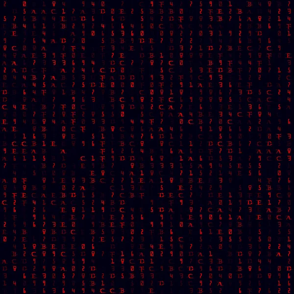 Tech mönster Röd fyllda hexada sömlöst mönster Tilltalande bakgrund Tilltalande vektor — Stock vektor