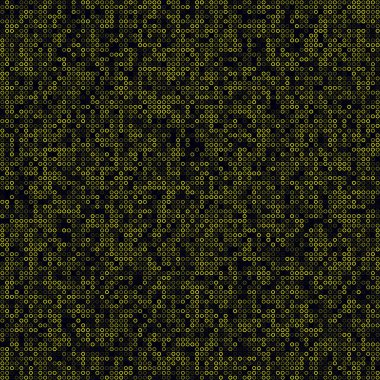 Soyut teknoloji arkaplanı Halkaların şablonu Sarı renksiz arkaplan